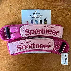 Sportneer Pink Ankle Weights